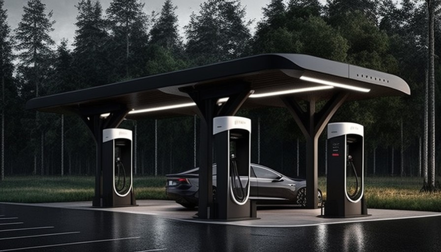  How do Tesla charging stations get power?