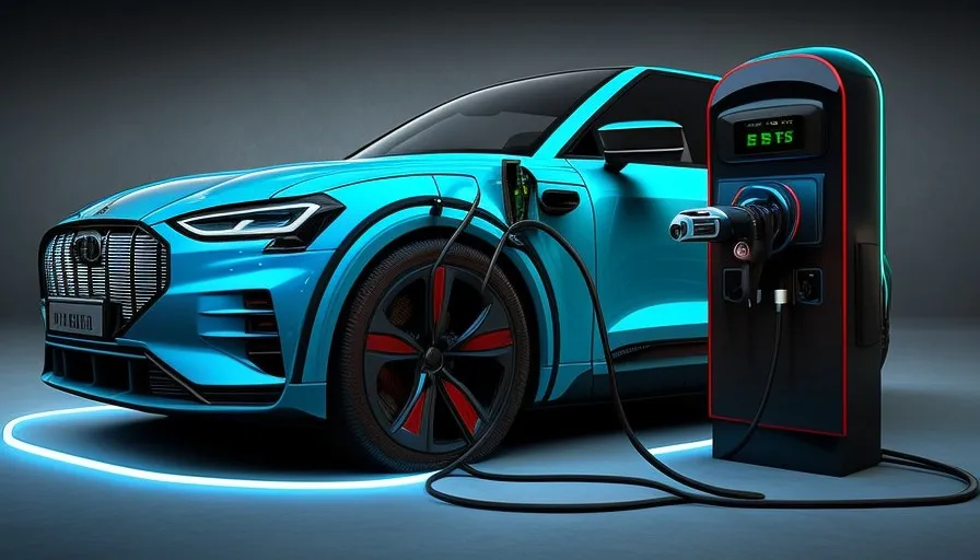 Electric car charging goes very fast
