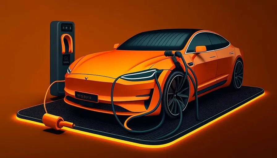A guide on how to charge your electric car on a charging pad