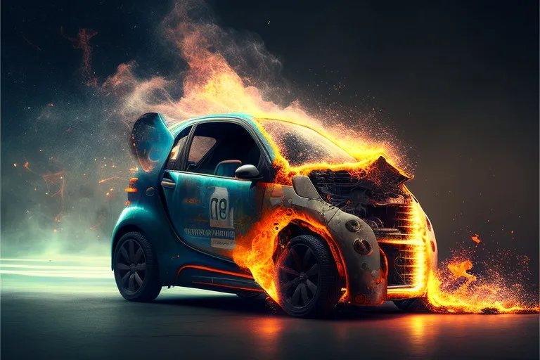 Electric cars catch fire more often than gasoline cars.