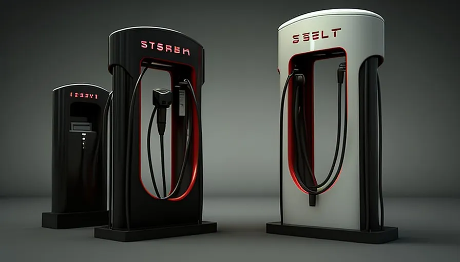 Two Tesla Superchargers - Mega Charging Two Tesla Superchargers - Mega Charging