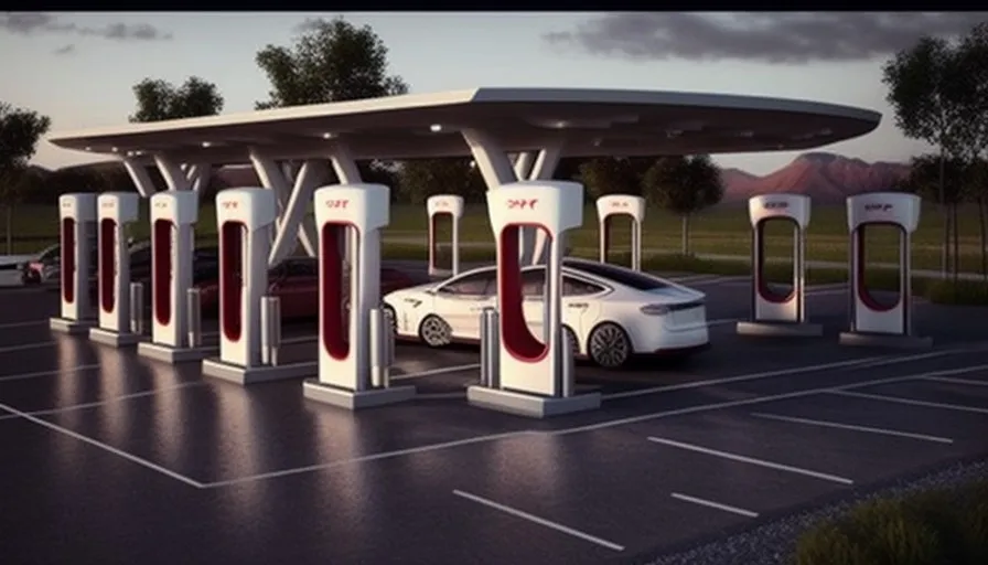  10 Tesla Superchargers - the most extensive network