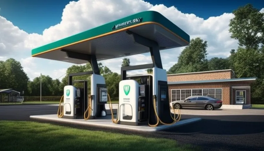 A Maryland gas station has become the first electric car charging station in the U.S. to switch from selling oil - here's how things are
