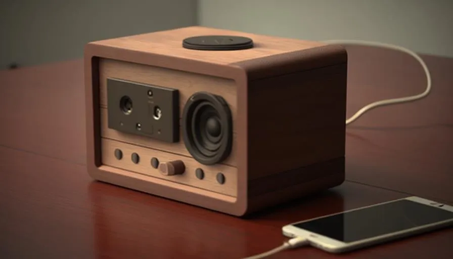 A DIY Charging Station with a Built-In Speaker Dock for Music Lovers