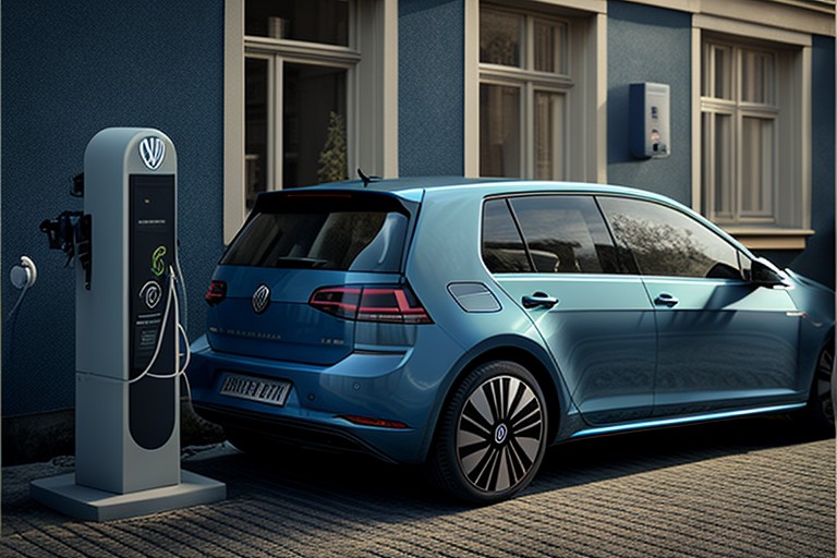 I. Volkswagen e-golf charging stations