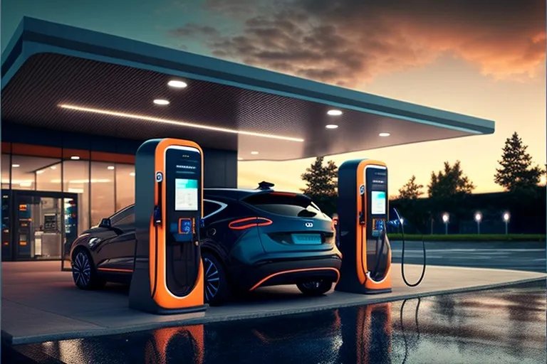 How modern gas stations attract more customers with electric car chargers