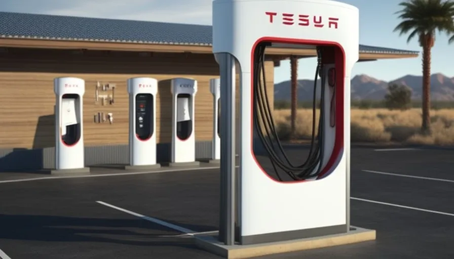 How are Tesla Charging Stations Powered?