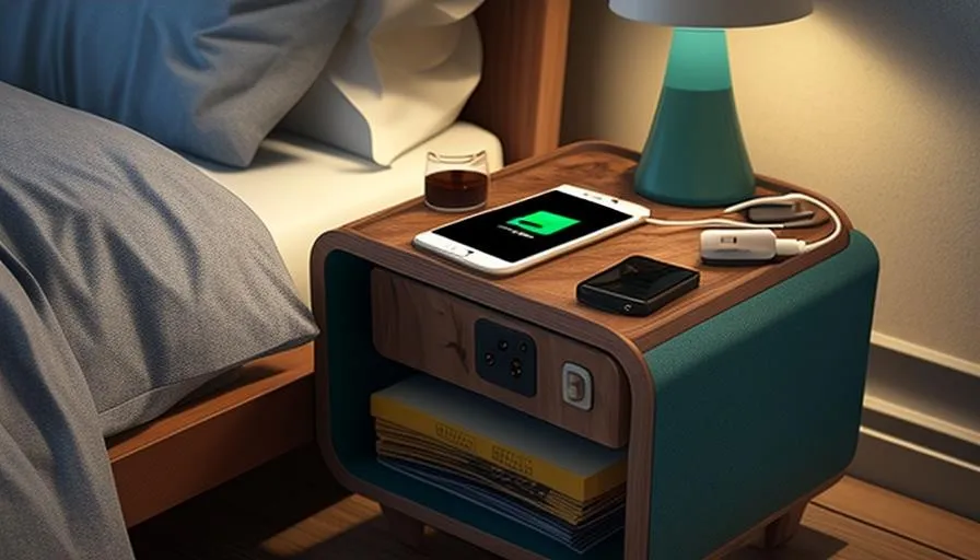 Nightstand with Wireless Charging Station as a Game-changer for Travelling and Camping