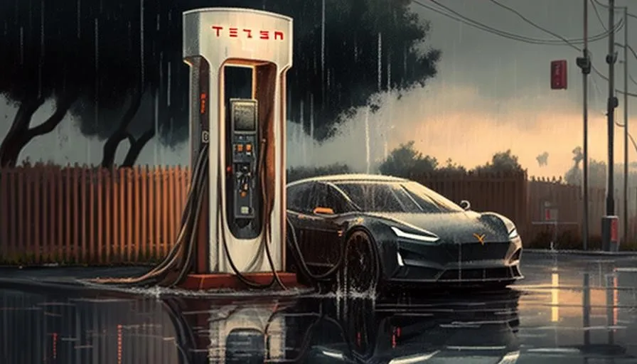 The Explosive Popularity and Impact of the Tesla Charging Station Flooded Meme