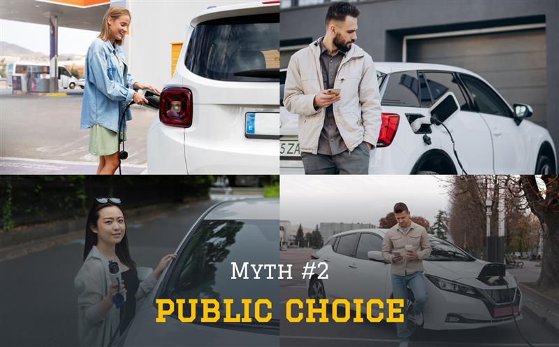 Myth #2. Level 2 chargers are not a popular choice for public charging station locations