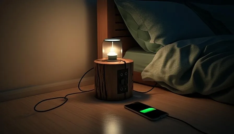Creative ways to incorporate a bedside wireless charging station into your home décor